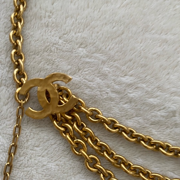 Vintage Chanel gold chain belt - one size - Picture 2 of 6